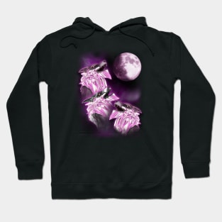 3 Wolves Howling Pink Vulptilla Hoodie